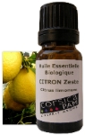 HUILE ESSENTIELLE  BIO DE CITRON ZESTE 10 ML